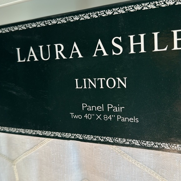 Laura Ashley Linton Embroidered Sheer Panels - Picture 3 of 5